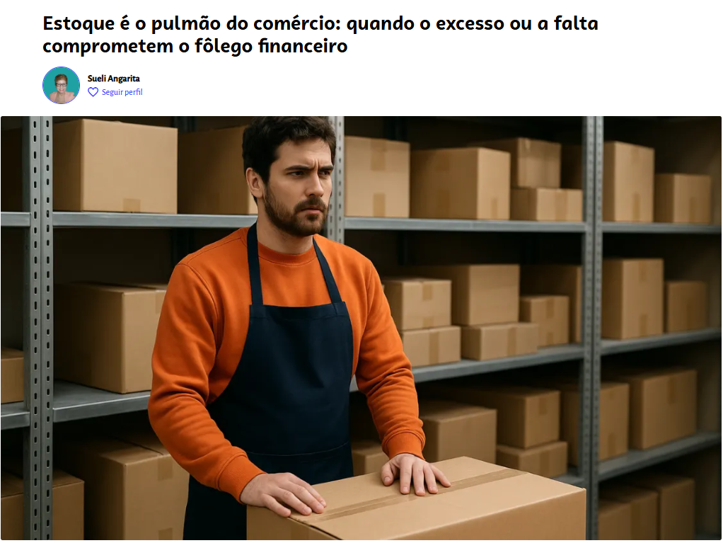 ESTOQUE E O PULMAO DO NEGOCIO